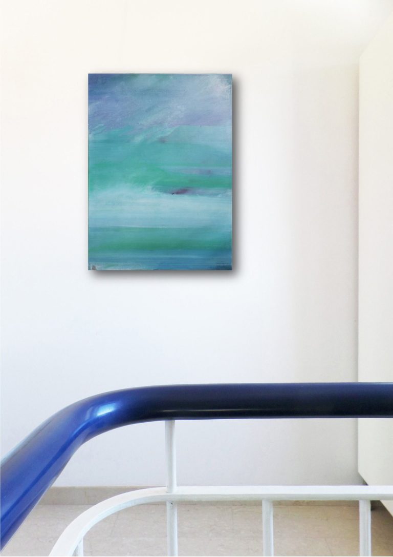 Abstraktes Kunstwerke, die mit wenigen Farben erfordern die Tiefe der einzelnen Farbe: Die Spiritual