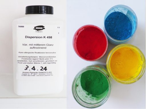 Acryl trocknet schnell und hat ein helles, glänzendes Finish.