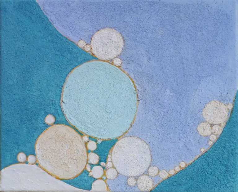 Works with few colors require the depth and depth of the monochromatic color, that is, the spirituality of the color.