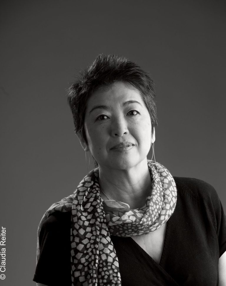 Porträt von Yamakawa. Schwarz-Weiß-Fotografie.