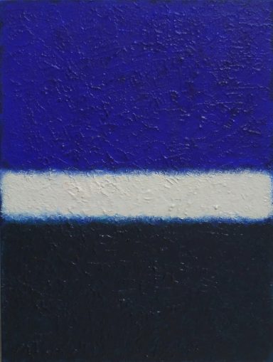 Blau dehnt sich aus und vergrößert die Oberfläche.