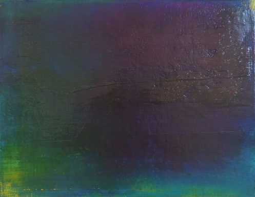 The number of colors layered is proportional to the depth of the work. Dark violet sky before dawn+MayumiYamakawa.jpg