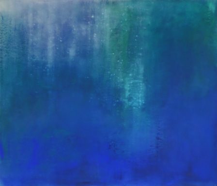 Blue expands and expands the surface. Deep sea+Mayumi Yamakawa.jpg