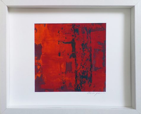 Werke mit wenigen Farben erfordern die Tiefe Farbe, oder anders gesagt, die Spiritualität der Farbe. Sky after sunset_Mayumi Yamakawa.jpg