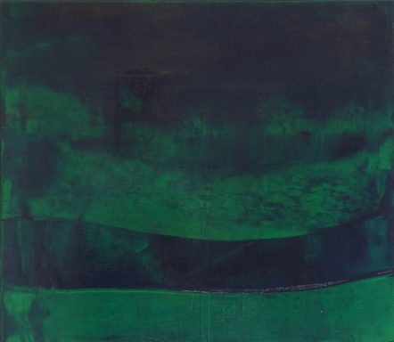 Die Anzahl der übereinander geschichteten Farben ist proportional zur Tiefe der Arbeit. Storm is approaching+Mayumi Yamakawa.jpg